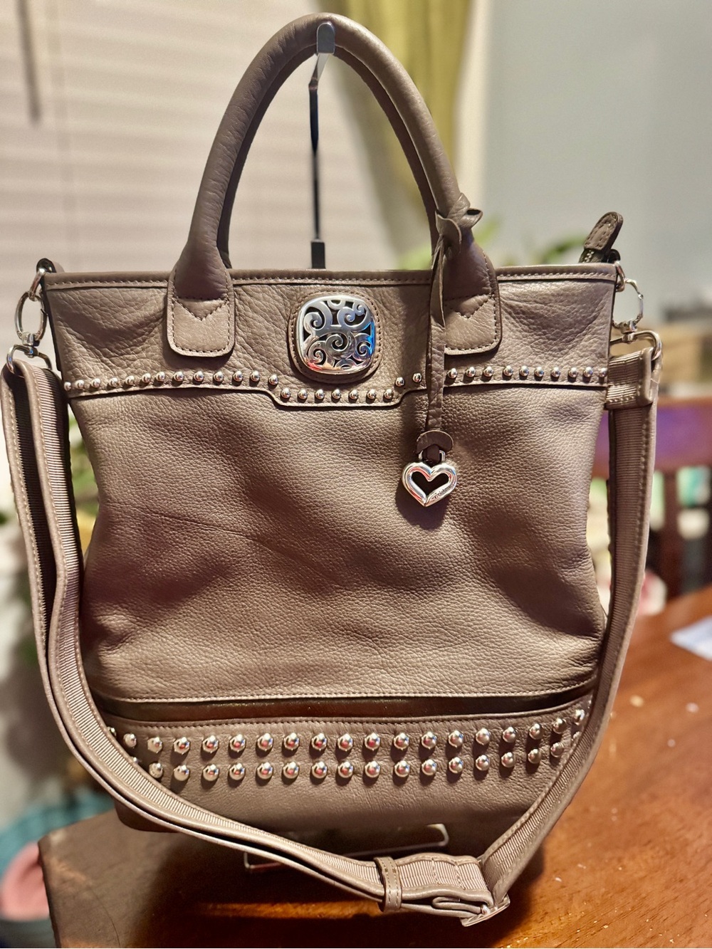 Brighton Rockwell Tote - Gray leather